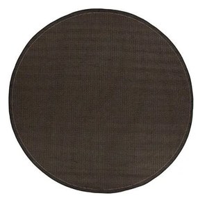 Czarny dywan odpowiedni na zewnątrz Floorita Tatami, ⌀ 200 cm