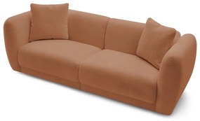 Pomarańczowa sofa 230 cm Bourbon – Bobochic Paris