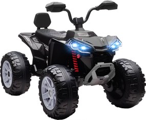 AIYAPLAY Elektryczny Quad dla Dzieci, 24V Pojazd z 4 Kołami, Reflektory, Port USB, Funkcja MP3, 6,5 km/h, 3-8 lat