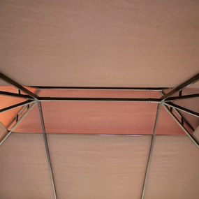 Outsunny Pawilon Ogrodowy 390x290cm - Namiot Ogrodowy z Moskitierą na Grill i na Zimne Piwo | Aosom PL