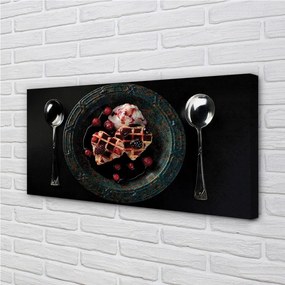 Obraz na płótnie Deser w Kształcie Serca