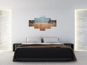 Obraz - szczegół łąki (125x70 cm)