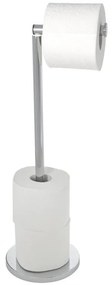 Stojak na papier toaletowy z uchwytem, 2w1, WENKO