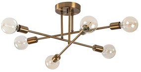 Lampa sufitowa w kolorze złota 64x64 cm Flower – Opviq lights