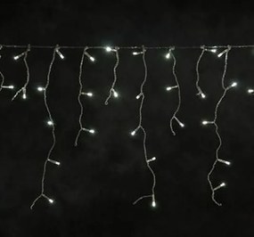 Świąteczny świetlny deszcz - 11,9 m, 600 LED, zimna biel