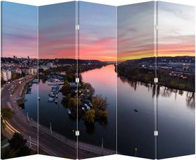 Parawan - Praga nocą (210x170 cm)