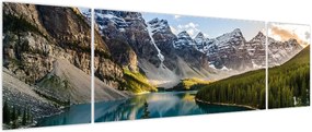 Obraz - Kanada, Park Narodowy Banff, Jezioro Moraine (170x50 cm)