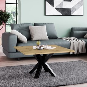 Kwadratowy stolik kawowy Noe z blatem 60x60 cm