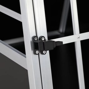 Transporter dla psa BRUNO, 89x70x51cm, srebrna/czarna Cadoca