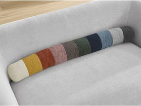 Jasnoszara sofa z tkaniny szenilowej 160 cm Celine – Bobochic Paris