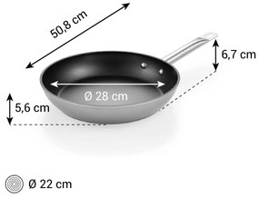 Tescoma Patelnia GrandCHEF+ średnica 28 cm, śred. 28 cm