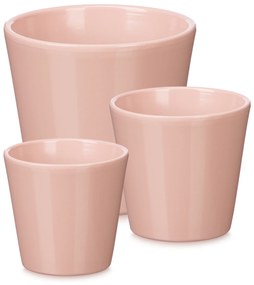 Zestaw stożkowych doniczek Ø 14, 17, 22 cm