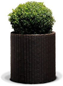 Donica ogrodowa okrągła Rattan 44 x 44 x 44,3 cm KETER