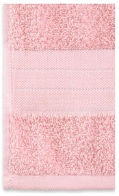 Różowe bawełniane ręczniki kąpielowe frotte zestaw 2 szt. 70x140 cm – Good Morning