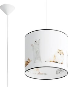 Lampa wisząca KOTY 30 biała