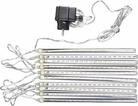 Lampki choinkowe z efektem wodospadu - zimna biel