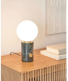 Zielona lampa stołowa ze szklanym kloszem (wys. 29 cm) Lonela – Kave Home