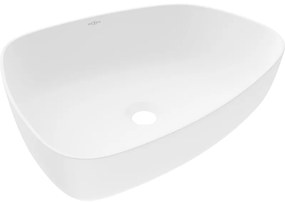 Mexen Ono umywalka nablatowa z konglomeratu 51 x 39 cm, biała - 23045101