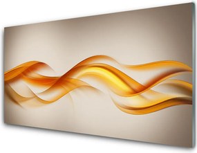 Panel Szklany do Kuchni Dynamika Morskiej Abstrakcji