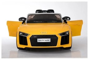 Auto na akumulator audi r8 spyder żółty
