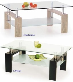 Ława szklana dąb sonoma G8-N37