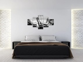 Obraz - Model samochodu 3D (125x70 cm)