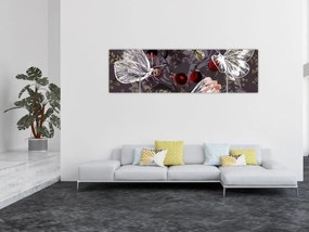 Obraz motyli (170x50 cm)