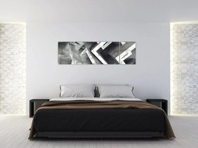 Abstrakcyjny obraz kostek (170x50 cm)
