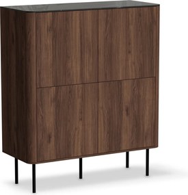 Wysoka komoda Solano KM-2 Halmar, orzech