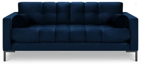 Ciemnoniebieska aksamitna sofa Cosmopolitan Design Bali