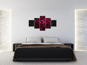 Obraz abstrakcji 3D (125x70 cm)