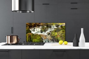 Panel Szklany Kaskada Nad Górską Przepaścią