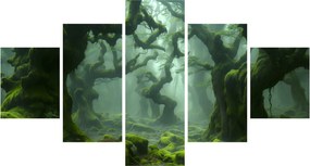 Obraz - Las porośnięty mchem (125x70 cm)