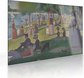 Obraz na szkle - Georges Seurat, A Sunday on La Grande Jatte, reprodukcje (70x50 cm)