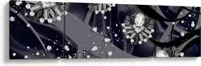 Obraz - Diamenty w pomieszczeniu (170x50 cm)