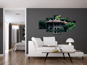 Obraz z japońskiego ogrodu narodowego (125x70 cm)