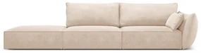 Beżowy szezlong (prawostronny) Vanda – Mazzini Sofas