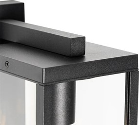 Industrialna lampa ścienna zewnętrzna czarna IP44 - Charlois