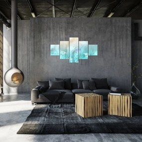Obraz - Motyl w niebieskim (125x70 cm)