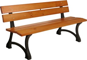 Ławka ogrodowa MCW-O20,  teak