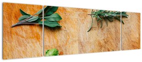 Obraz - Zioła (170x50 cm)