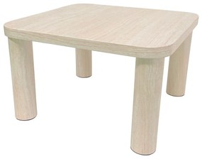 Beżowy stolik w dekorze marmuru 60x60 cm Solano – Actona