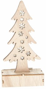 Świąteczna choinka świecąca 18,5 cm, LED, naturalny
