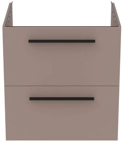 Szarobeżowa wisząca szafka pod umywalkę 60x63 cm i.Life B – Ideal Standard