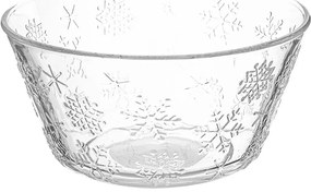 Altom Zestaw 6 misek szklanych Snowflakes 13 cm, 400 ml