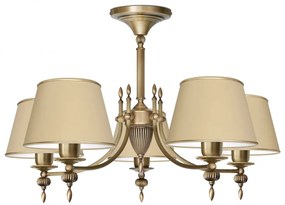 Żyrandol mosiężny A-S5AK