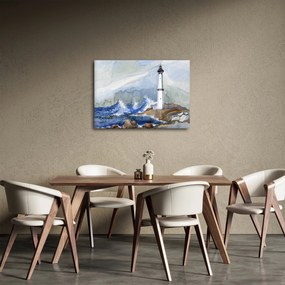 Obraz malowania latarni morskiej (70x50 cm)