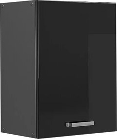 Szafka ścienna czarny wysoki połysk 45x31x60 r-line