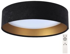 LED 24W SMART GALAXY stropní stmívatelné svítidlo černá/zlatá + DO