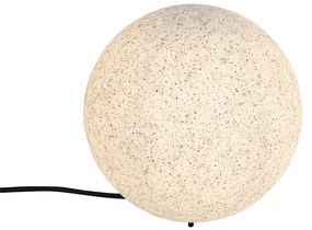 Zewnetrzna Inteligentna lampa zewnętrzna szara 25 cm IP65 z LED - Nura Nowoczesny Oswietlenie zewnetrzne